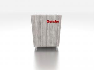 MOD-1575C Trade Show Pedestal with Charging Ports